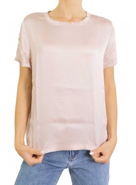 Maglia in raso girocollo